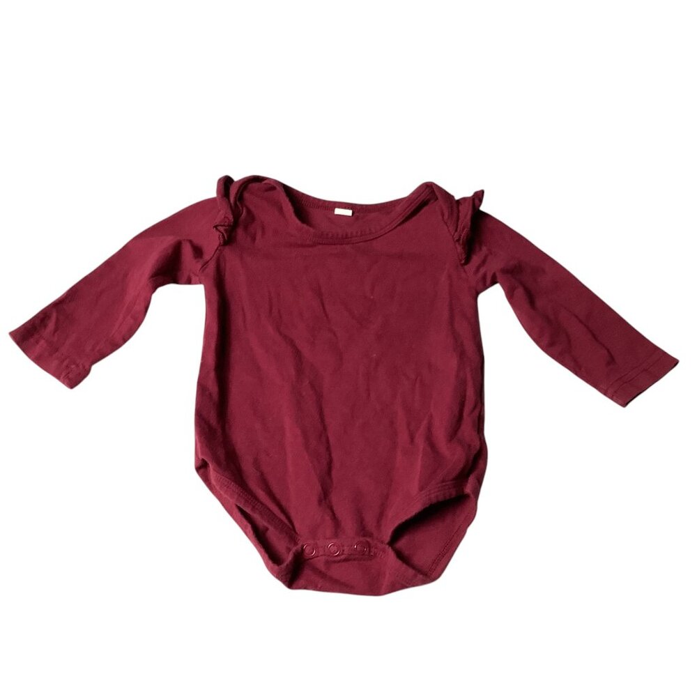 Loulou Lollipop: Sugar Plum Waffle Long Sleeve Bodysuit, Size ?